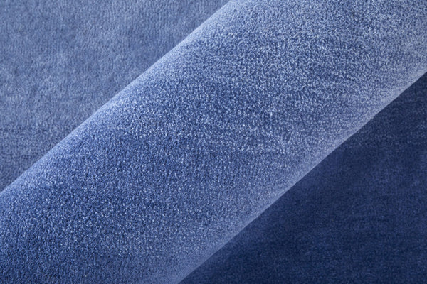 Homeroots 10' Hand Tufted Geometric Area Rug – Artisan Crafted, Stain Resistant, Perfect For Kids And Pets! Blue,Gray Wool Blend 616917