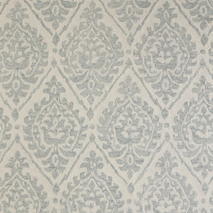 Homeroots 10' Hand Tufted Floral Area Rug - Stain Resistant, Unique Wool Blend Design For Modern Spaces Ivory,Gray Wool Blend 616925