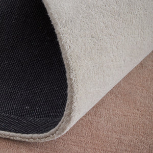 Homeroots 10' X 14' Ombre Hand-tufted Area Rug - Soft, Stain-resistant Wool Blend For Stylish Home Décor Pink,Ivory Wool Blend 616927