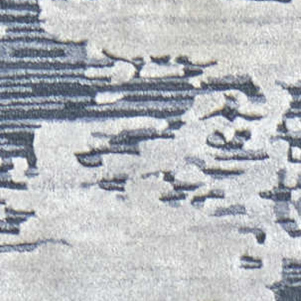 Homeroots 10' Hand Tufted Abstract Area Rug - Unique Artisan Crafted Design For Style And Comfort In Any Room Blue,Ivory Wool Blend 616929