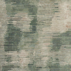 Homeroots 10' Stylish Abstract Distressed Area Rug – Durable, Stain-resistant Design For Homes With Kids & Pets Green,Ivory,Brown Polypropylene Blend 616943