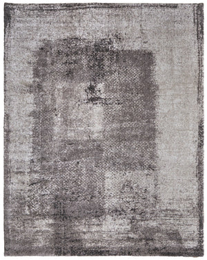 Homeroots 10' Distressed Abstract Area Rug - Durable, Stain-resistant Design For Stylish Home Décor And Comfort Gray,Black,Taupe Polypropylene Blend 616953