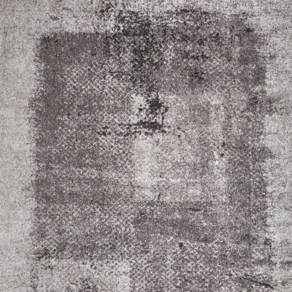 Homeroots 10' Distressed Abstract Area Rug - Durable, Stain-resistant Design For Stylish Home Décor And Comfort Gray,Black,Taupe Polypropylene Blend 616953