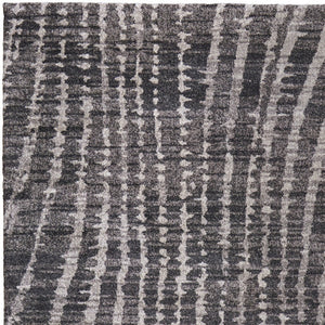 Homeroots 10' Stylish Abstract Area Rug - Durable, Stain Resistant & Perfect For Homes With Kids And Pets! Black,Gray,Ivory Polypropylene Blend 616954