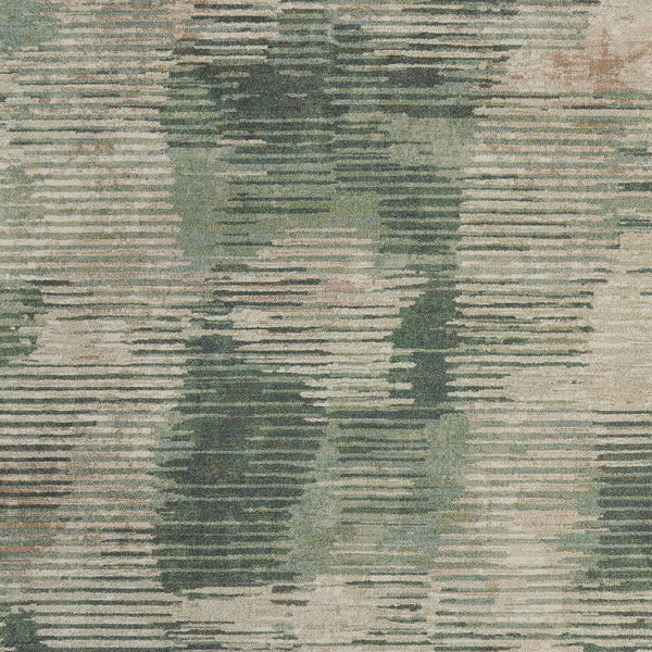 Homeroots 10' Stylish Abstract Distressed Area Rug – Durable, Stain-resistant Design For Homes With Kids & Pets Green,Ivory,Brown Polypropylene Blend 616962