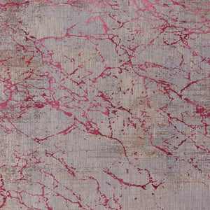 Homeroots 12' Abstract Area Rug In Pink, Gray & Taupe - Stylish, Soft, And Perfect For Any Room Décor! Pink,Gray,Taupe Polyester Blend 616978