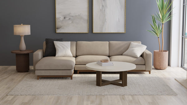 Homeroots 12' Geometric Hand-tufted Area Rug In Tan & Ivory – Stain-resistant, Unique Wool Blend Comfort Tan,Ivory Wool Blend 616980