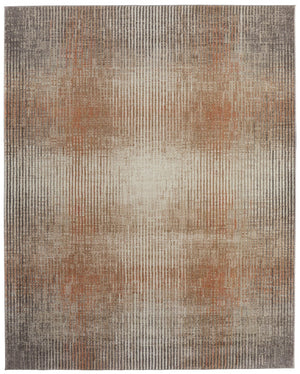HomeRoots 10' Stylish Ivory Taupe and Pink Abstract Area Rug - Modern, Durable Design for Cozy Spaces 12' X 15' 616984