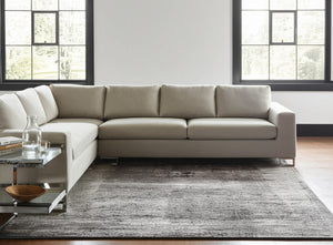 Homeroots 10' Distressed Abstract Area Rug - Durable, Stain-resistant Design For Stylish Home Décor And Comfort Gray,Black,Taupe Polypropylene Blend 616985