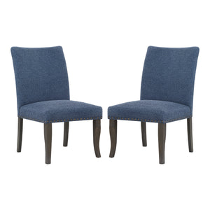 OSP Home Furnishings Hamilton Dining Chair  - Set of 2 Atlantic