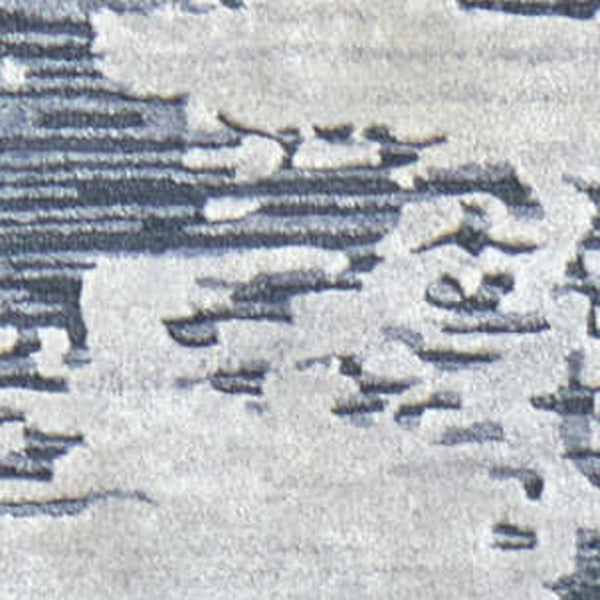 Homeroots 10' Hand Tufted Abstract Area Rug - Unique Artisan Crafted Design For Style And Comfort In Any Room Blue,Ivory Wool Blend 617013