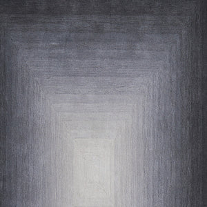 Homeroots 2' X 3' Abstract Hand-tufted Area Rug – Unique Artistry, Stain Resistant, Perfect For Any Space Black,White,Gray Wool Blend 617022