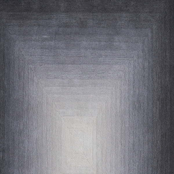 Homeroots 2' X 3' Abstract Hand-tufted Area Rug – Unique Artistry, Stain Resistant, Perfect For Any Space Black,White,Gray Wool Blend 617022