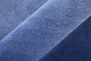 Homeroots 10' Hand Tufted Geometric Area Rug – Artisan Crafted, Stain Resistant, Perfect For Kids And Pets! Blue,Gray Wool Blend 617026