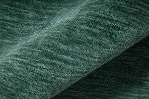 Homeroots 10' Hand Woven Round Rug – Unique Artisan Crafted Stain Resistant Wool Blend For Stylish Spaces Green,White Wool Blend 617029