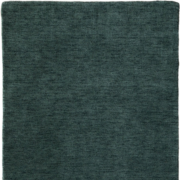 Homeroots 10' Hand Woven Round Rug – Unique Artisan Crafted Stain Resistant Wool Blend For Stylish Spaces Green Wool Blend 617031