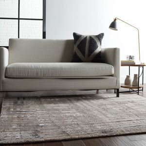 Homeroots 10' Stylish Abstract Distressed Area Rug - Durable, Stain Resistant, Perfect For Homes With Kids & Pets Brown,Tan,Ivory Polypropylene Blend 617043