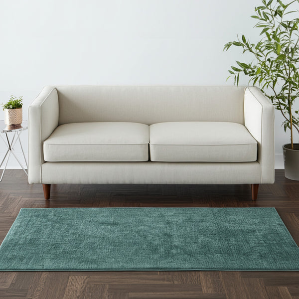 Homeroots 10' Hand Woven Round Rug – Unique Artisan Crafted Stain Resistant Wool Blend For Stylish Spaces Green,White Wool Blend 617058