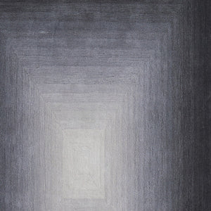 Homeroots 2' X 3' Abstract Hand-tufted Area Rug – Unique Artistry, Stain Resistant, Perfect For Any Space Black,White,Gray Wool Blend 617084