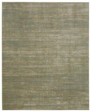 Homeroots 5' Artistic Area Rug – Durable, Stain Resistant, Perfect For Kids & Pets – Ideal For Any Decor Style Green,Tan Polypropylene Blend 617092