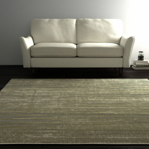 Homeroots 5' Artistic Area Rug – Durable, Stain Resistant, Perfect For Kids & Pets – Ideal For Any Decor Style Green,Tan Polypropylene Blend 617092