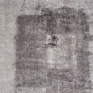 Homeroots 10' Distressed Abstract Area Rug - Durable, Stain-resistant Design For Stylish Home Décor And Comfort Gray,Black,Taupe Polypropylene Blend 617099