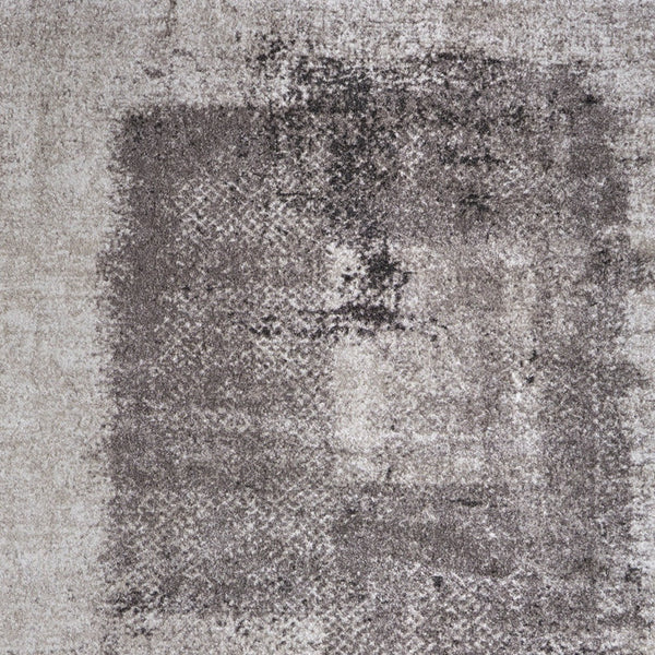 Homeroots 10' Distressed Abstract Area Rug - Durable, Stain-resistant Design For Stylish Home Décor And Comfort Gray,Black,Taupe Polypropylene Blend 617099