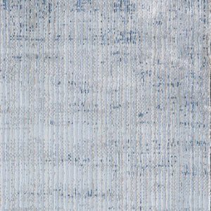 HomeRoots 8' Blue and Ivory Runner Rug - Durable, Soft, Stain-Resistant for Hallways & High-Traffic Areas 617108