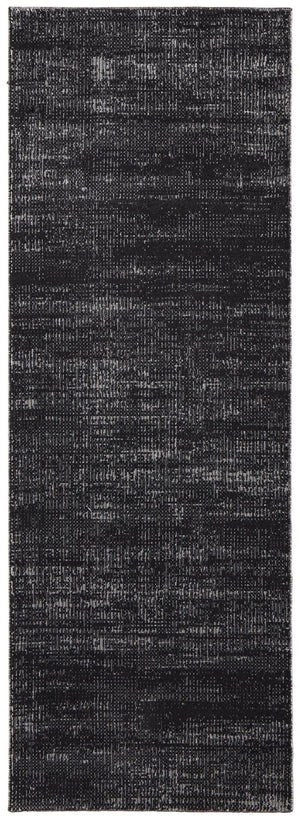 Homeroots 5' Artistic Area Rug – Durable, Stain Resistant, Perfect For Kids & Pets – Ideal For Any Decor Style Black,Silver,Gray Polypropylene Blend 617110