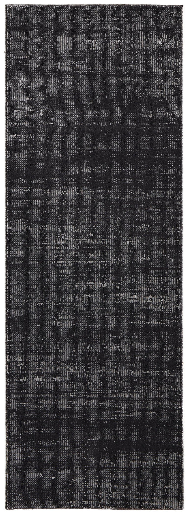 Homeroots 5' Artistic Area Rug – Durable, Stain Resistant, Perfect For Kids & Pets – Ideal For Any Decor Style Black,Silver,Gray Polypropylene Blend 617110