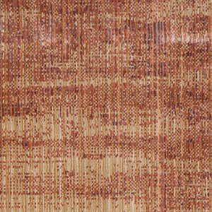 Homeroots 5' Artistic Area Rug – Durable, Stain Resistant, Perfect For Kids & Pets – Ideal For Any Decor Style Brown,Red,Tan Polypropylene Blend 617115