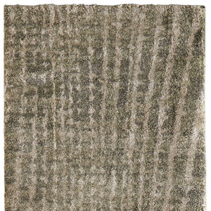 Homeroots 10' Stylish Abstract Area Rug - Durable, Stain Resistant & Perfect For Homes With Kids And Pets! Green,Tan Polypropylene Blend 617120