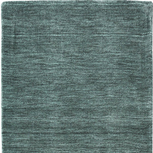 Homeroots 10' Hand Woven Round Rug – Unique Artisan Crafted Stain Resistant Wool Blend For Stylish Spaces Green,White Wool Blend 617124