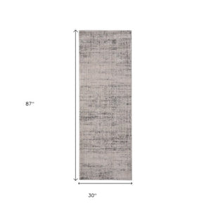 Homeroots 5' Artistic Area Rug – Durable, Stain Resistant, Perfect For Kids & Pets – Ideal For Any Decor Style Gray,Ivory,Taupe Polypropylene Blend 617125