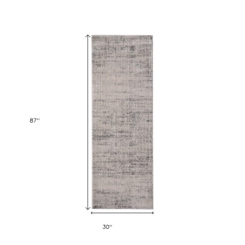 Homeroots 5' Artistic Area Rug – Durable, Stain Resistant, Perfect For Kids & Pets – Ideal For Any Decor Style Gray,Ivory,Taupe Polypropylene Blend 617125