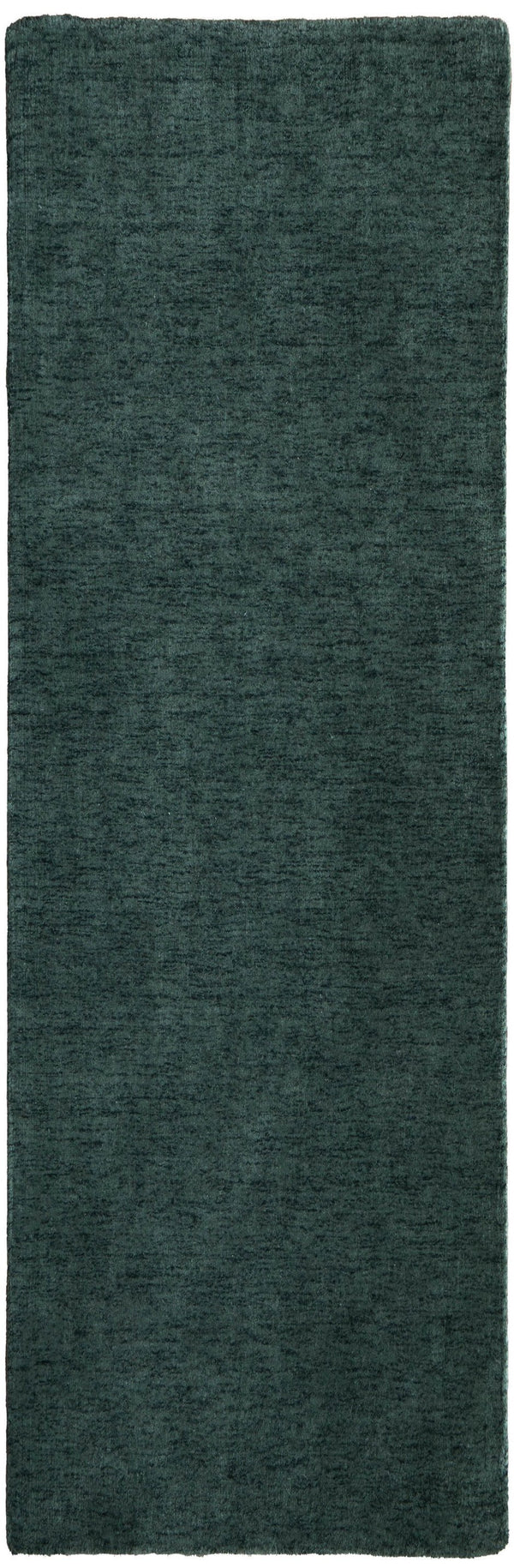 Homeroots 10' Hand Woven Round Rug – Unique Artisan Crafted Stain Resistant Wool Blend For Stylish Spaces Green Wool Blend 617130