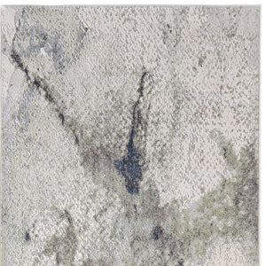 Homeroots 8' Taupe Brown And Black Abstract Runner Rug - Durable, Stain Resistant, Perfect For High Traffic Areas! Taupe,Brown,Black Polypropylene Blend 617138