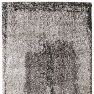 Homeroots 10' Distressed Abstract Area Rug - Durable, Stain-resistant Design For Stylish Home Décor And Comfort Gray,Black,Taupe Polypropylene Blend 617144