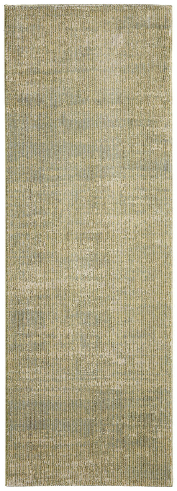 Homeroots 5' Artistic Area Rug – Durable, Stain Resistant, Perfect For Kids & Pets – Ideal For Any Decor Style Green,Tan Polypropylene Blend 617151