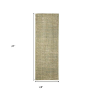 Homeroots 5' Artistic Area Rug – Durable, Stain Resistant, Perfect For Kids & Pets – Ideal For Any Decor Style Green,Tan Polypropylene Blend 617151