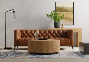 Homeroots 8' Abstract Runner Rug In Tan, Blue & Gray - Stain Resistant, Durable Design For High-traffic Areas Tan,Blue,Gray Polypropylene Blend 617152