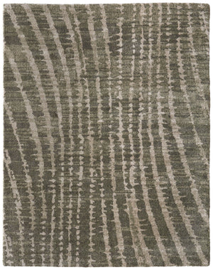 Homeroots 10' Stylish Abstract Area Rug - Durable, Stain Resistant & Perfect For Homes With Kids And Pets! Green,Tan Polypropylene Blend 617170