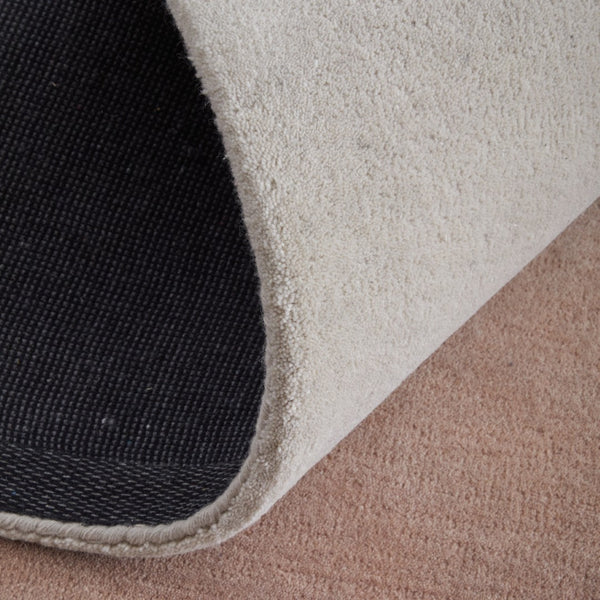 Homeroots 10' X 14' Ombre Hand-tufted Area Rug - Soft, Stain-resistant Wool Blend For Stylish Home Décor Pink,Ivory Wool Blend 617176