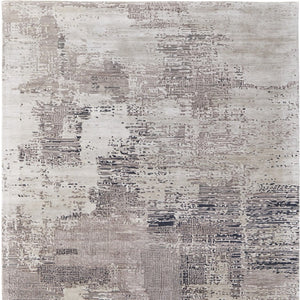 Homeroots 10' Hand Tufted Abstract Area Rug - Unique Artisan Crafted Design For Style And Comfort In Any Room Brown,Tan,Black Wool Blend 617192