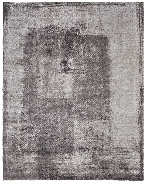 Homeroots 10' Distressed Abstract Area Rug - Durable, Stain-resistant Design For Stylish Home Décor And Comfort Gray,Black,Taupe Polypropylene Blend 617196