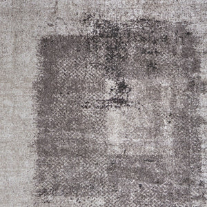 Homeroots 10' Distressed Abstract Area Rug - Durable, Stain-resistant Design For Stylish Home Décor And Comfort Gray,Black,Taupe Polypropylene Blend 617196