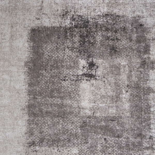 Homeroots 10' Distressed Abstract Area Rug - Durable, Stain-resistant Design For Stylish Home Décor And Comfort Gray,Black,Taupe Polypropylene Blend 617196