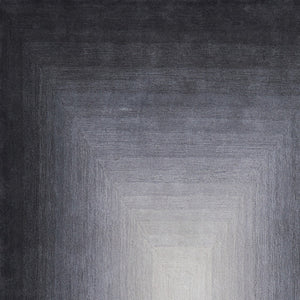 Homeroots 2' X 3' Abstract Hand-tufted Area Rug – Unique Artistry, Stain Resistant, Perfect For Any Space Black,White,Gray Wool Blend 617199