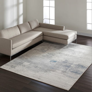 Homeroots 10' Hand Tufted Abstract Area Rug - Unique Artisan Crafted Design For Style And Comfort In Any Room Gray,Taupe,Blue Wool Blend 617233