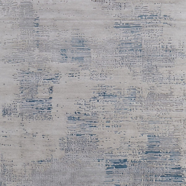 Homeroots 10' Hand Tufted Abstract Area Rug - Unique Artisan Crafted Design For Style And Comfort In Any Room Gray,Taupe,Blue Wool Blend 617233